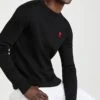 AMI Ami De Coeur Crewneck Sweater 2 AMI Ami De Coeur Crewneck Sweater -Shopbop amiii308211071b 1649355941307 2 0. UX357 QL90