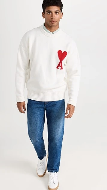 AMI Adc Crewneck Sweater 6 AMI Adc Crewneck Sweater - Image 4