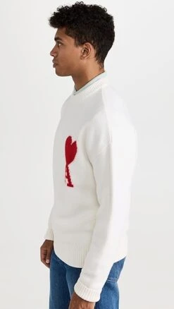 AMI Adc Crewneck Sweater 11 AMI Adc Crewneck Sweater -Shopbop amiii3088588115 1662041353410 2 0. UX357 QL90