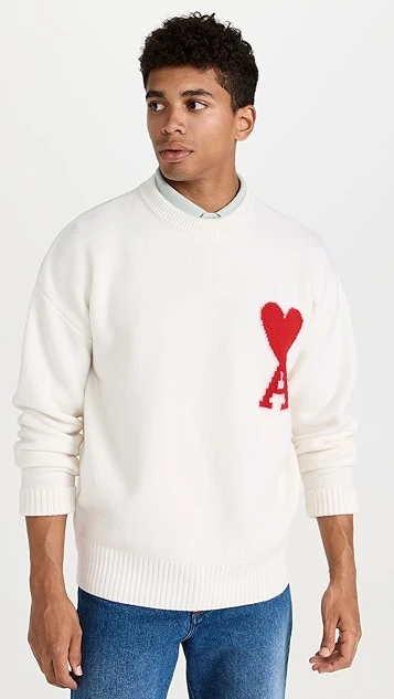 AMI Adc Crewneck Sweater 3 AMI Adc Crewneck Sweater
