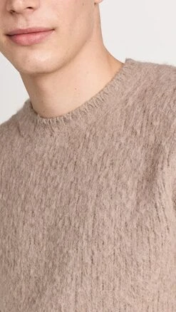 AMI Brushed Crewneck Sweater 13 AMI Brushed Crewneck Sweater -Shopbop amiii3090758730 1659466590735 2 0. UX357 QL90