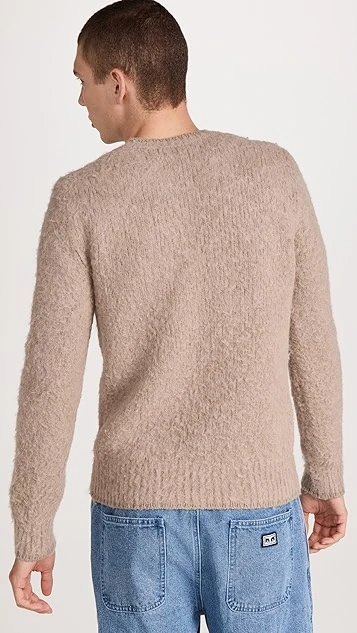 AMI Brushed Crewneck Sweater 4 AMI Brushed Crewneck Sweater - Image 2