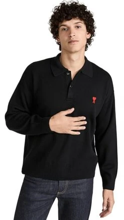 AMI Adc Polo 14 AMI Adc Polo -Shopbop amiii309091cd2d 1666804066254 2 0. UX357 QL90