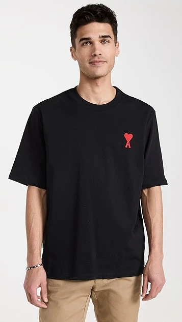 AMI Tonal Ami De Coeur T-Shirt 8 AMI Tonal Ami De Coeur T-Shirt - Image 6