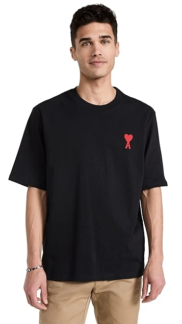 AMI Tonal Ami De Coeur T-Shirt 9 AMI Tonal Ami De Coeur T-Shirt - Image 7