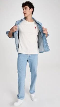 AMI Ami De Coeur T-Shirt -Shopbop amiii309471eeef 1679678667166 2 0. UX357 QL90