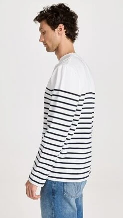 AMI Ami De Coeur Mariniere Shirt -Shopbop amiii309531eeee 1681578645356 2 0. UX357 QL90