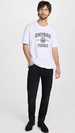 AMI Ami Paris France Tee -Shopbop amiii30981102ca 1677685829724 2 0. UX357 QL90