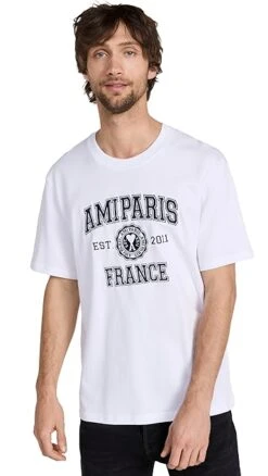 AMI Ami Paris France Tee -Shopbop amiii30981102ca 1677685829757 2 0. UX357 QL90