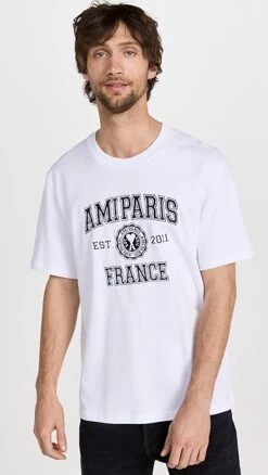 AMI Ami Paris France Tee -Shopbop amiii30981102ca 1677685829949 2 0. UX357 QL90