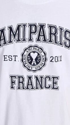 AMI Ami Paris France Tee -Shopbop amiii30981102ca 1677685829973 2 0. UX357 QL90