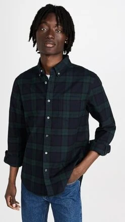Alex Mill Mill Shirt In Blackwatch Tartan