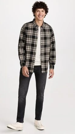 Alex Mill Mill Shirt In Black/Ivory Tartan -Shopbop amill303281b2e4 1666716765331 2 0. UX357 QL90