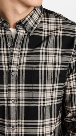Alex Mill Mill Shirt In Black/Ivory Tartan -Shopbop amill303281b2e4 1666716765869 2 0. UX357 QL90