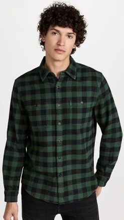 Alex Mill Flannel Work Shirt In Buffalo Plaid -Shopbop amill3034211434 1666635677606 2 0. UX357 QL90