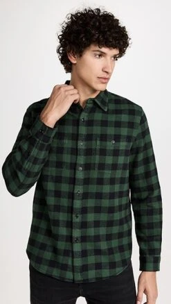 Alex Mill Flannel Work Shirt In Buffalo Plaid
