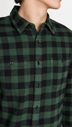Alex Mill Flannel Work Shirt In Buffalo Plaid -Shopbop amill3034211434 1666635677744 2 0. UX357 QL90