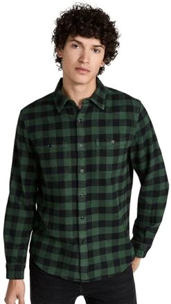 Alex Mill Flannel Work Shirt In Buffalo Plaid -Shopbop amill3034211434 1666635678721 2 0. UX357 QL90