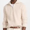 Alex Mill Half Zip Sweater In Chunky Cotton