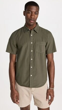 Alex Mill Short Sleeve Mill Shirt -Shopbop amill3037123100 1680116698112 2 0. UX357 QL90