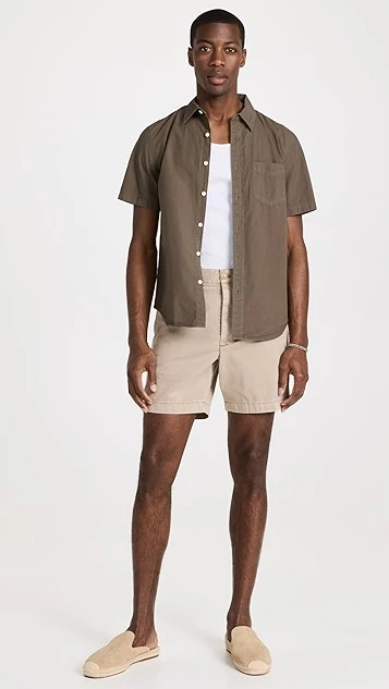 Alex Mill Flat Front 6" Shorts 6 Alex Mill Flat Front 6" Shorts - Image 4