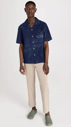 Alex Mill Camp Shirt In Indigo Bandana Print 12 Alex Mill Camp Shirt In Indigo Bandana Print -Shopbop amill3039411873 1684258500980 2 0. UX357 QL90