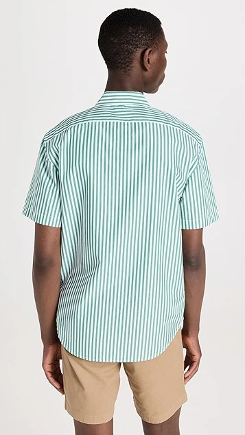 Alex Mill Short Sleeve Mill Shirt In Stripe 4 Alex Mill Short Sleeve Mill Shirt In Stripe - Image 2