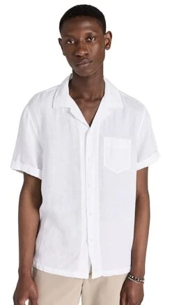 Alex Mill Camp Shirt In Linen -Shopbop amill303971577e 1684254200369 2 0. UX357 QL90