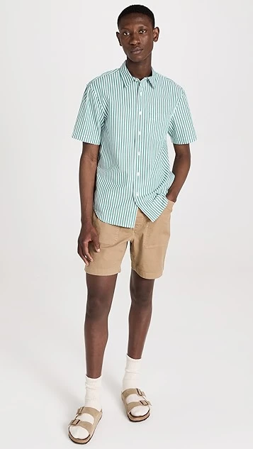 Alex Mill Pull-On Button Fly Shorts 6 Alex Mill Pull-On Button Fly Shorts - Image 4