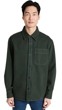 A.P.C. Basile Overshirt 15 A.P.C. Basile Overshirt -Shopbop apcaa3258612447 1672842735415 2 0. UX357 QL90