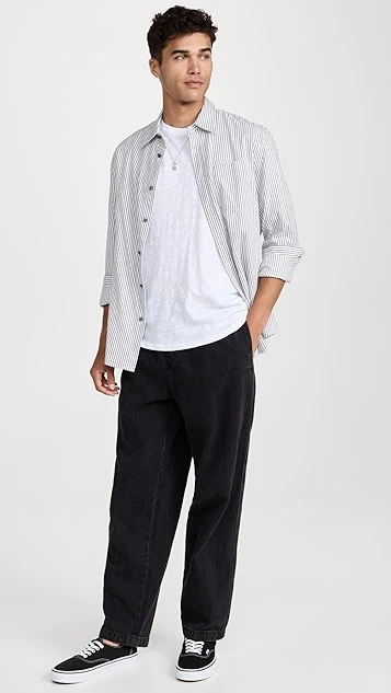 ATM Anthony Thomas Melillo Slub Short Sleeve Crew Tee 6 ATM Anthony Thomas Melillo Slub Short Sleeve Crew Tee - Image 4