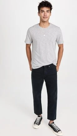 ATM Anthony Thomas Melillo Slub Short Sleeve Crew Neck -Shopbop atman3074610495 1660670886283 2 0. UX357 QL90