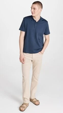 ATM Anthony Thomas Melillo Pima Cotton Interlock Short Sleeve Polo -Shopbop atman3077133790 1678469406659 2 0. UX357 QL90