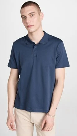 ATM Anthony Thomas Melillo Pima Cotton Interlock Short Sleeve Polo -Shopbop atman3077133790 1678469406764 2 1. UX357 QL90