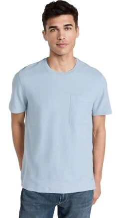 ATM Anthony Thomas Melillo Pima Cotton Pique Short Sleeve Pocket Tee -Shopbop atman3081521432 1679411515599 2 0. UX357 QL90