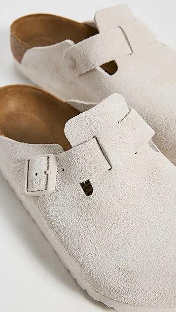 Birkenstock Antique White Boston Clogs 7 Birkenstock Antique White Boston Clogs - Image 5