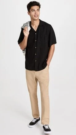 Banks Journal Brighton Short Sleeve Shirt 12 Banks Journal Brighton Short Sleeve Shirt -Shopbop bjour303641cd2d 1665605801544 2 0. UX357 QL90