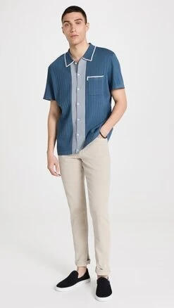 Banks Journal Alfie Short Sleeve Knit Shirt 12 Banks Journal Alfie Short Sleeve Knit Shirt -Shopbop bjour3039826316 1683296172453 2 0. UX357 QL90