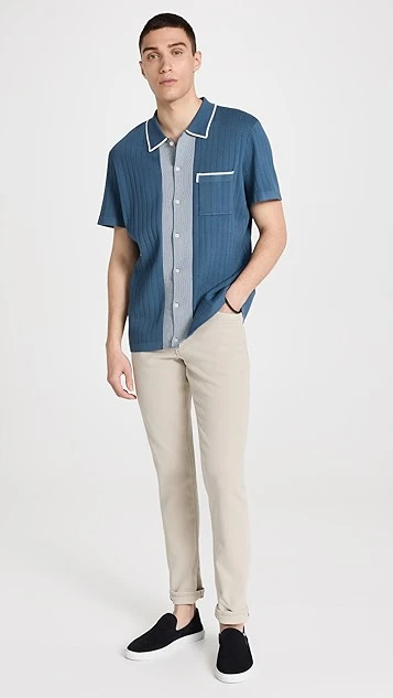 Banks Journal Alfie Short Sleeve Knit Shirt 6 Banks Journal Alfie Short Sleeve Knit Shirt - Image 4