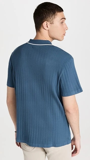 Banks Journal Alfie Short Sleeve Knit Shirt 4 Banks Journal Alfie Short Sleeve Knit Shirt - Image 2