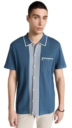 Banks Journal Alfie Short Sleeve Knit Shirt 14 Banks Journal Alfie Short Sleeve Knit Shirt -Shopbop bjour3039826316 1683296172650 2 0. UX357 QL90