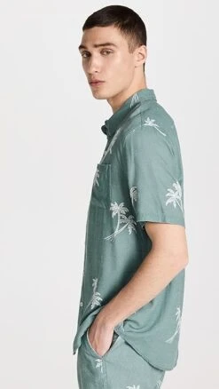 Banks Journal Retreat Short Sleeve Shirt 11 Banks Journal Retreat Short Sleeve Shirt -Shopbop bjour304061a90e 1683230947961 2 0. UX357 QL90