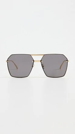 Bottega Veneta Oversized Geometric Aviators