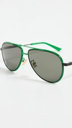 Bottega Veneta Light Ribbon Classic Aviator Sunglasses -Shopbop botte301031fae7 1678405964793 2 0. UX357 QL90