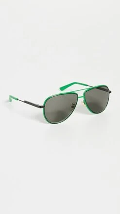Bottega Veneta Light Ribbon Classic Aviator Sunglasses -Shopbop botte301031fae7 1678405965849 2 0. UX357 QL90