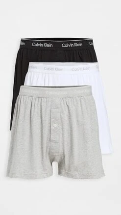 Calvin Klein Underwear Cotton Classic Fit 3-Pack Knit Boxers