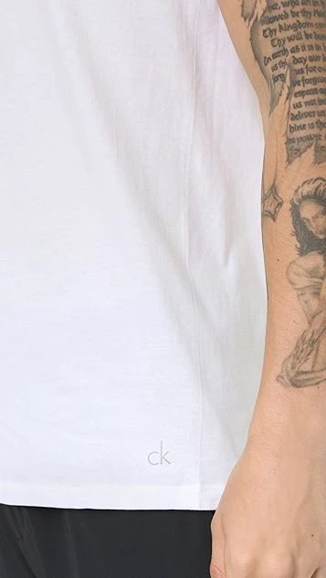 Calvin Klein Underwear Cotton Stretch Slim Fit 3-Pack Crewneck T-Shirt 7 Calvin Klein Underwear Cotton Stretch Slim Fit 3-Pack Crewneck T-Shirt - Image 5