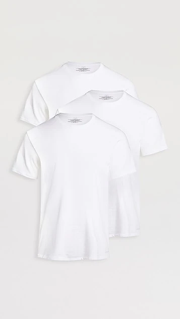Calvin Klein Underwear Cotton Classic Fit 3-Pack Crewneck T-Shirt 3 Calvin Klein Underwear Cotton Classic Fit 3-Pack Crewneck T-Shirt