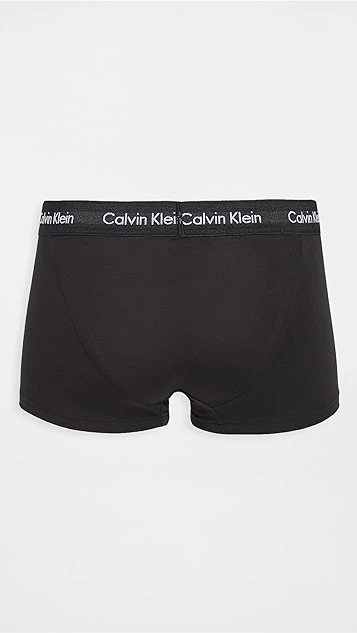 Calvin Klein Underwear Cotton Stretch 3-Pack Low Rise Trunks 4 Calvin Klein Underwear Cotton Stretch 3-Pack Low Rise Trunks - Image 2