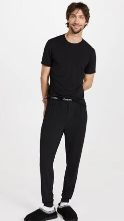 Calvin Klein Underwear Ultra Soft Modern Lounge Crewneck T-Shirt -Shopbop cklen449561071b 1677623846700 2 0. UX357 QL90